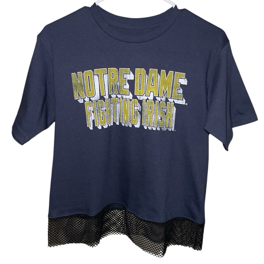 NWOT Notre Dame Women’s Mesh Hem Tee